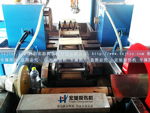 產(chǎn)品名稱(chēng)：CDG-3000彈簧熒光磁粉探傷機
產(chǎn)品型號：CDG-3000型彈簧探傷機
產(chǎn)品規格：熒光磁粉探傷機