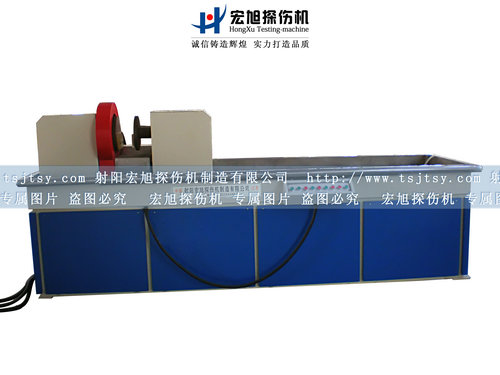 產(chǎn)品名稱(chēng)：CJW-6000曲軸磁粉探傷機
產(chǎn)品型號：曲軸熒光磁粉探傷機
產(chǎn)品規格：熒光磁粉探傷機