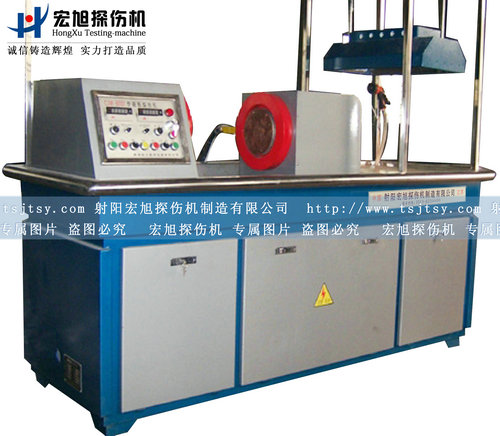 產(chǎn)品名稱(chēng)：連桿磁粉探傷機
產(chǎn)品型號：鑄件磁粉探傷機
產(chǎn)品規格：微機控制熒光磁粉探傷機