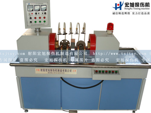 產(chǎn)品名稱(chēng)：輪轂磁粉探傷機
產(chǎn)品型號：汽車(chē)輪轂磁粉探傷機
產(chǎn)品規格：熒光磁粉探傷機