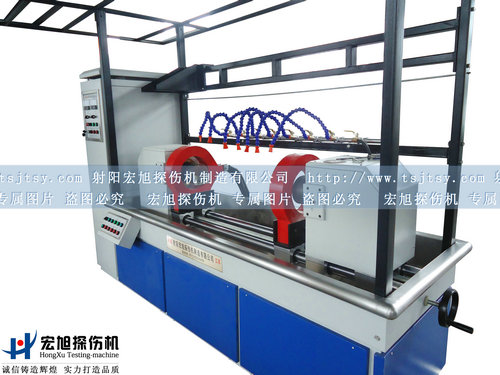 產(chǎn)品名稱(chēng)：凸輪軸專(zhuān)用熒光磁粉探傷機
產(chǎn)品型號：cjw
產(chǎn)品規格：凸輪軸探傷機